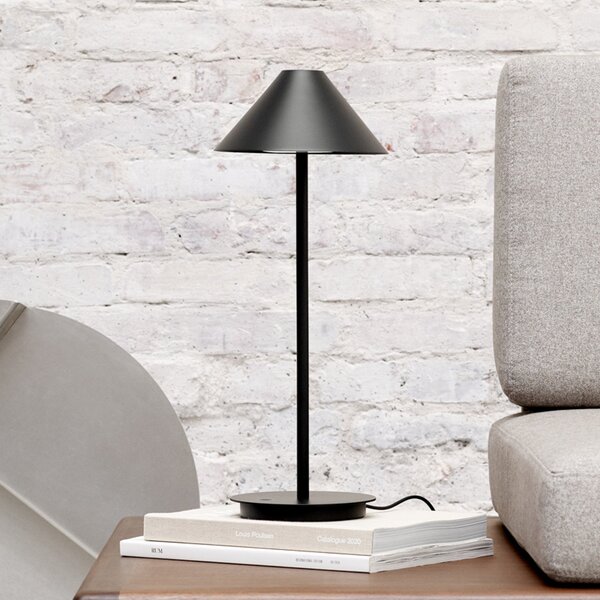 Lampade da tavolo Louis Poulsen, Keglen, dimmerabile, Nero, Soggiorno, Metallo, Design