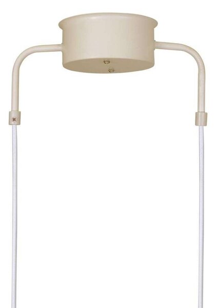Globen Lighting Lampada a sospensione CURVE 5, dimmerabile, Crema / Ambra, Soggiorno / Sala da pranzo, Metallo, Vintage, Lampada a sospensione