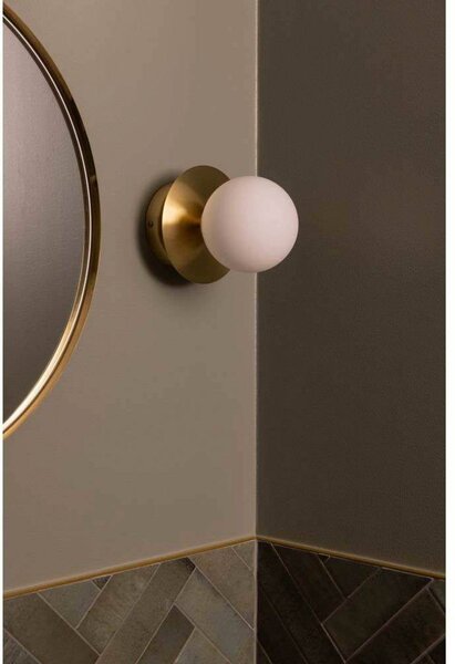Globen Lighting Applique da parete ART DECO, dimmerabile, Ottone / Oro, Soggiorno / Sala da pranzo, Metallo, Design, Applique