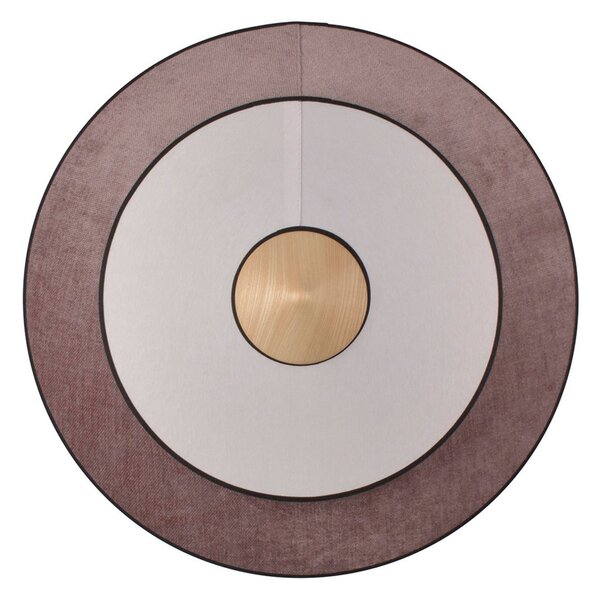 Applique da parete Forestier, Cymbal S, Rosa / Rosé, Soggiorno, Tessuto / Tessile, Design