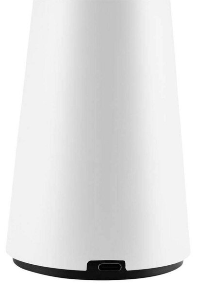 Globen Lighting Lampada da tavolo ricaricabile Cannes, bianca, 26 cm IP44 dimmerabile, Bianco / Opale, Soggiorno / Sala da pranzo, Plastica, Scandinavo