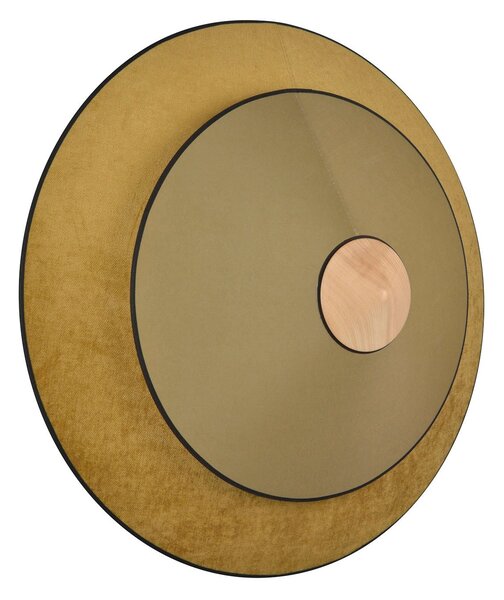Applique da parete Forestier, Cymbal S, Bronzo / Ottone anticato, Soggiorno, Tessuto / Tessile, Design