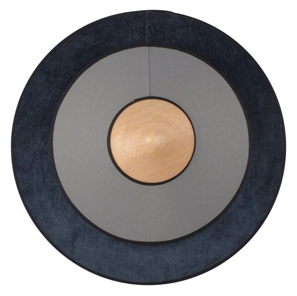 Applique da parete Forestier, Cymbal S, Blu, Soggiorno, Tessuto / Tessile, Design