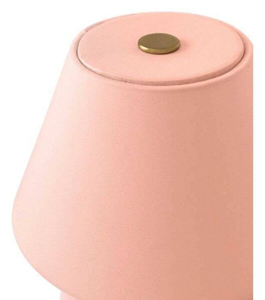 Globen Lighting Lampada da tavolo IRIS, dimmerabile, Violetto / Fucsia / Rosa, Soggiorno / Sala da pranzo, Tessuto / Stoffa / Seta, Vintage, Lampada da tavolo