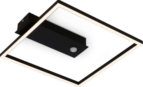 Briloner 3770-015 -LED plafoniera con sensore FRAME LED/14W/230V 3000K 32x30 cm nera