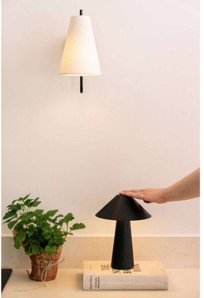 Globen Lighting Lampada da tavolo Cannes, dimmerabile, Nero, Soggiorno / Sala da pranzo, Plastica, Scandinavo, Lampada da tavolo