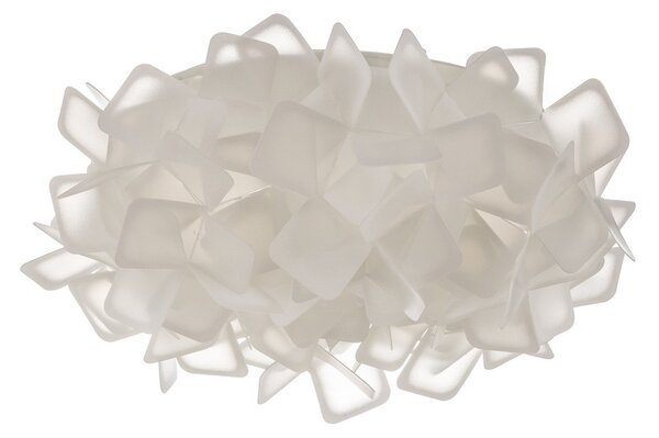 Plafoniera Slamp, Clizia, dimmerabile, Bianco, Soggiorno, Plastica, Design