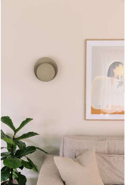 Globen Lighting applique ORBIT, beige, Ø 30 cm ORBIT, Crema / Ambra, Soggiorno / Sala da pranzo, Metallo, Design