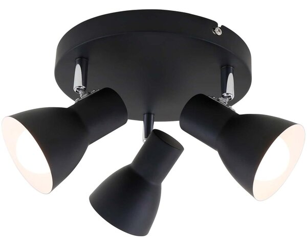 Briloner 2860-035 - Faretto CUP 3xE14/25W/230V nero