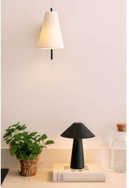 Globen Lighting Lampada da tavolo Cannes, dimmerabile, Nero, Soggiorno / Sala da pranzo, Plastica, Scandinavo, Lampada da tavolo