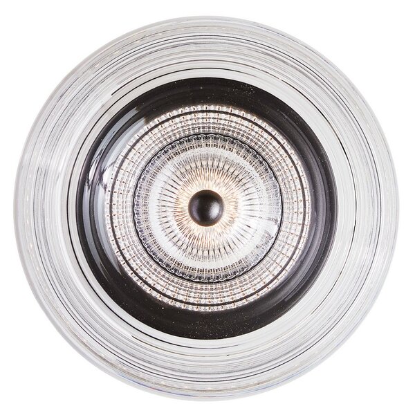 Applique da parete LOOM DESIGN, Glow, dimmerabile, Nero, Soggiorno, Plastica, Moderno