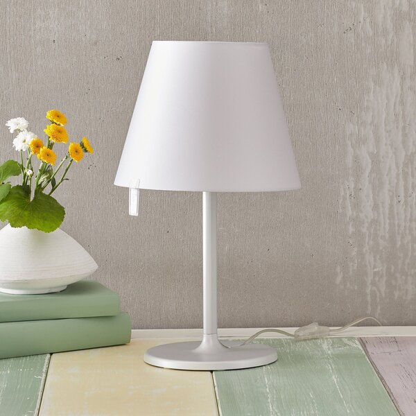 Lampade da tavolo Artemide, Melampo notte, Bianco, Soggiorno, Tessuto / Tessile, Design