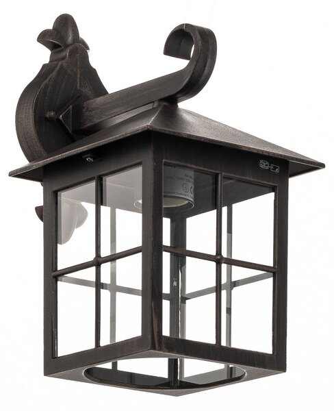Lampade da esterno Lindby, Ida, Marrone / Ruggine, Balcone, Alluminio, Antico