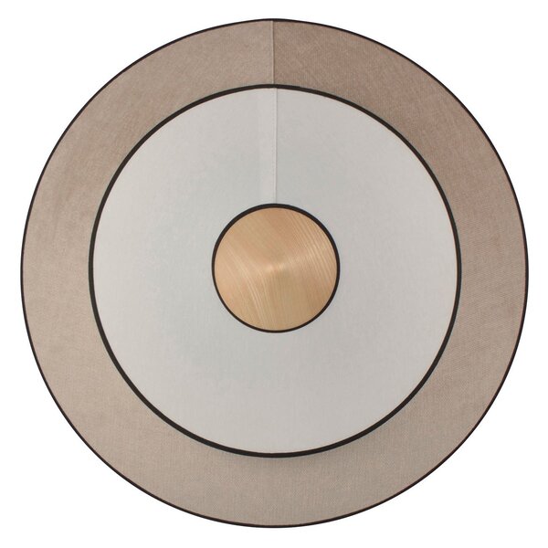 Applique da parete Forestier, Cymbal S, Beige, Soggiorno, Tessuto / Tessile, Design