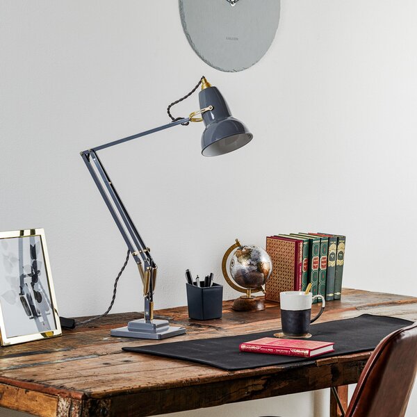 Lampade da tavolo Anglepoise, Original 1227 Brass, Grigio, Studio / Ufficio, Metallo, Industriale