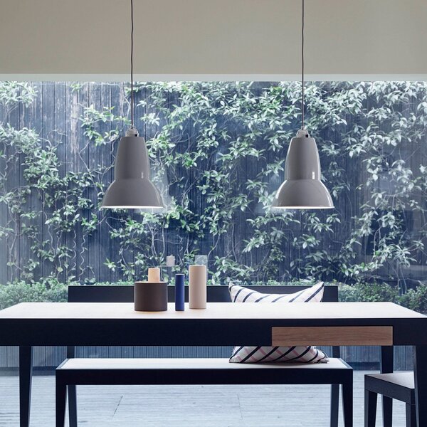 Lampada a sospensione Anglepoise, Original, dimmerabile, Grigio, Soggiorno, Metallo, Industriale