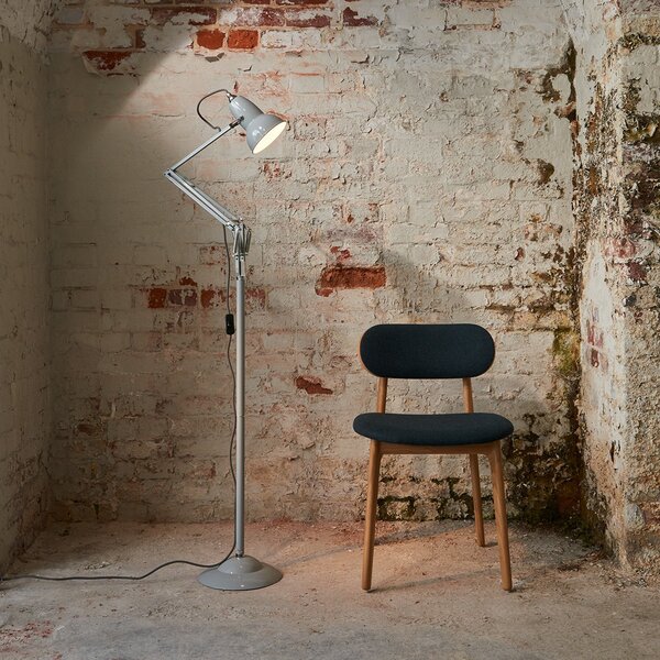 Lampada da terra Anglepoise, Original 1227, Grigio, Soggiorno, Metallo, Industriale
