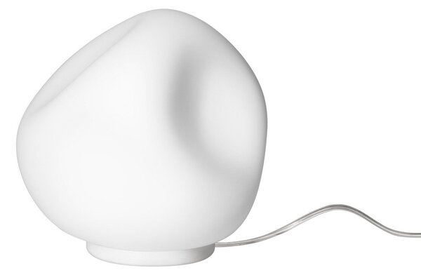 Lampade da tavolo Foscarini, Hoba Midi, Bianco, Soggiorno, Vetro, Design