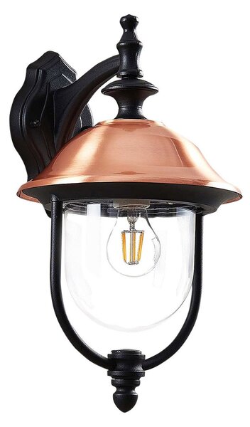 Lampade da esterno Lindby, Clint, dimmerabile, Rame, Balcone, Alluminio, Vintage