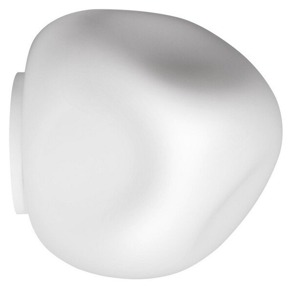 Plafoniera Foscarini, Hoba Midi, Bianco, Soggiorno, Vetro, Design