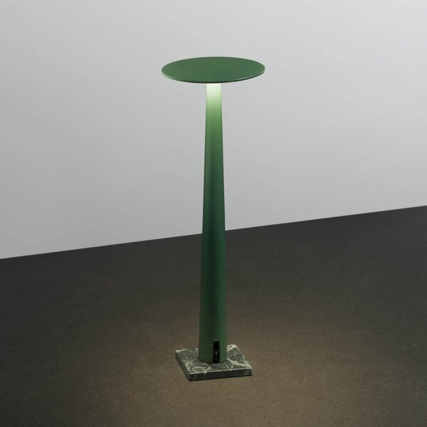 Lampade da tavolo Nemo Lighting, Portofino, dimmerabile, Verde, Soggiorno, Alluminio, Moderno