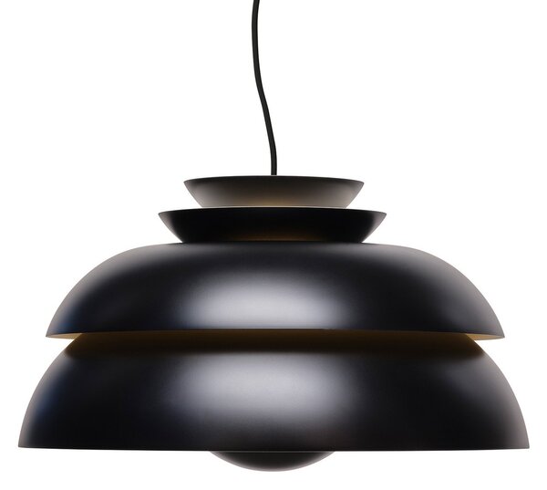 Lampada a sospensione FRITZ HANSEN, Concert P1, dimmerabile, Nero, Soggiorno, Metallo, Design