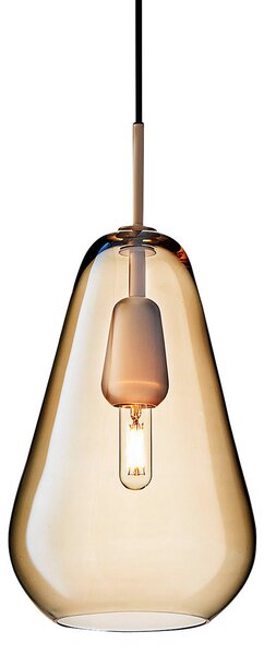 Lampada a sospensione Nuura Aps, Anoli 1, dimmerabile, Dorato / Ottone, Soggiorno, Vetro, Design