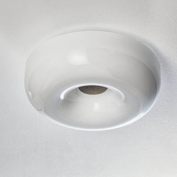 Plafoniera Foscarini, Circus piccola, dimmerabile, Bianco, Soggiorno, Vetro, Design