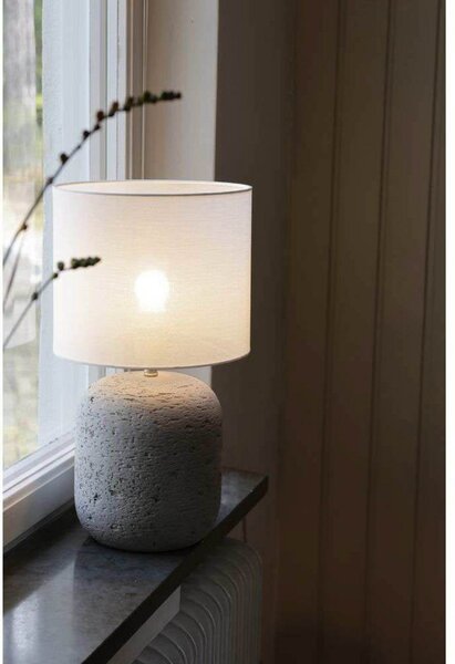 Lampade da tavolo Markslöjd, Grigio, Soggiorno, Tessuto / Tessile
