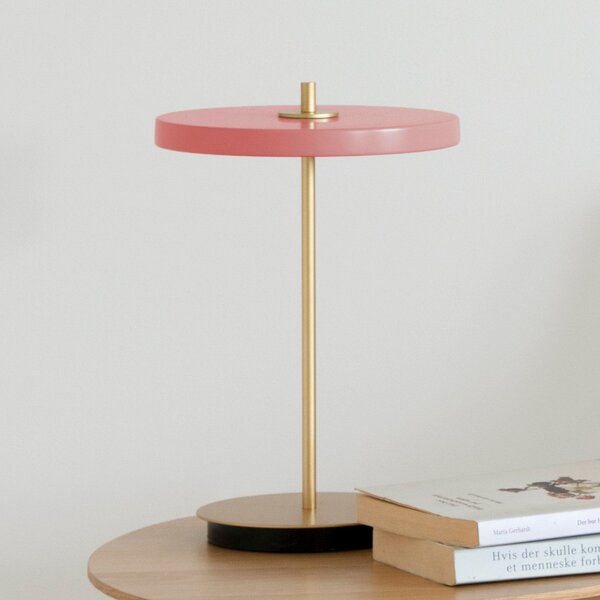Lampade da tavolo UMAGE, Asteria Move, dimmerabile, Rosa / Rosé, Soggiorno, Metallo, Design