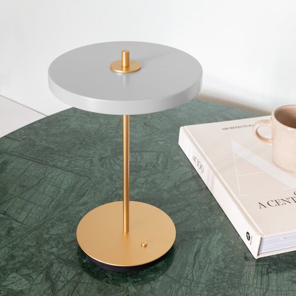 Lampade da tavolo UMAGE, Asteria Move, dimmerabile, Grigio, Soggiorno, Metallo, Design