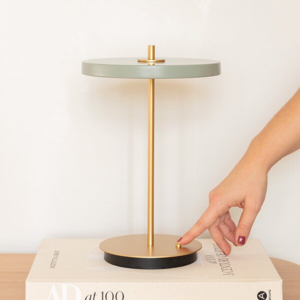 Lampade da tavolo UMAGE, Asteria Move, dimmerabile, Verde, Soggiorno, Metallo, Design