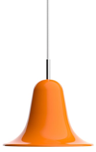 Lampada a sospensione Verpan, Pantop, dimmerabile, Arancione, Soggiorno, Metallo, Design