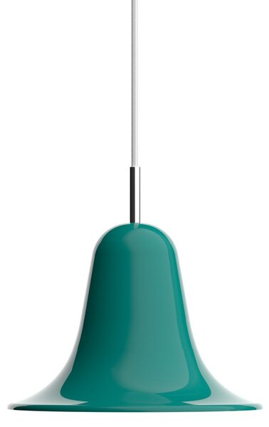 Lampada a sospensione Verpan, Pantop, dimmerabile, Verde, Soggiorno, Metallo, Design