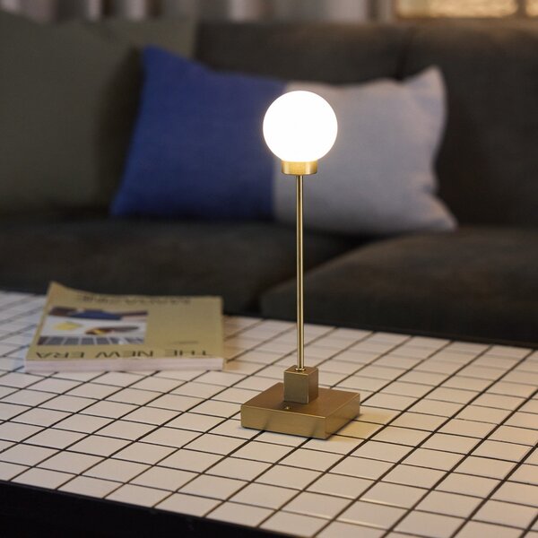Lampade da tavolo Northern, Snowball, dimmerabile, Dorato / Ottone, Soggiorno, Metallo, Design