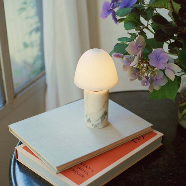 Lampade da tavolo Made By Hand, Fuse, Beige, Soggiorno, Marmo, Design