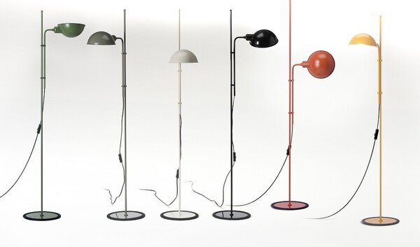 Lampada da terra MARSET, Funiculí, Giallo, Soggiorno, Metallo, Design