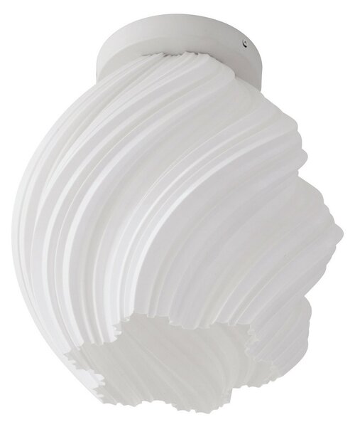Plafoniera Lindby, Nuvia, dimmerabile, Bianco, Soggiorno, Plastica, Moderno