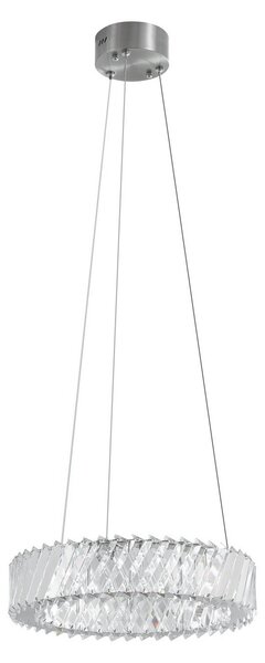 Lampada a sospensione Lucande, Glacis, Trasparente, Soggiorno, Vetro, Design