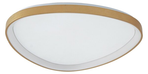 Plafoniera Lucande, Asken, dimmerabile, Dorato / Ottone, Soggiorno, Alluminio, Moderno