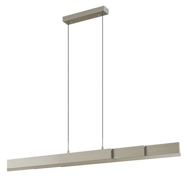 Lampada a sospensione Lucande, Torven, dimmerabile, Metallizzato, Soggiorno, Metallo, Moderno