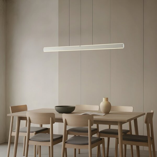 Lampada a sospensione Lucande, Arvon, dimmerabile, Metallizzato, Soggiorno, Metallo, Moderno