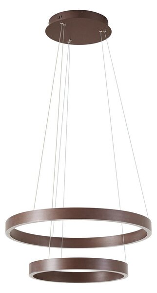 Lampada a sospensione Lucande, Yonam, dimmerabile, Marrone / Ruggine, Sala da pranzo, Metallo, Moderno