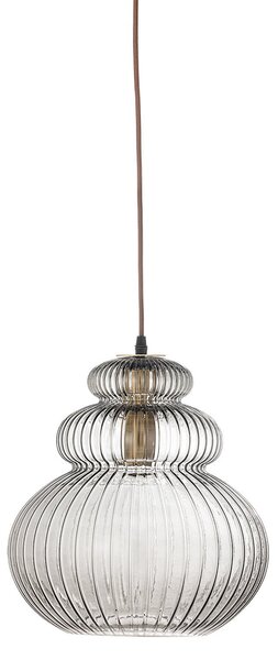Lampada a sospensione Bloomingville, Sybia, dimmerabile, Grigio, Soggiorno, Vetro