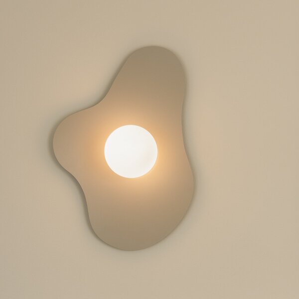 Applique da parete Globen Lighting, ILLUSION, Beige, Soggiorno, Vetro, Moderno