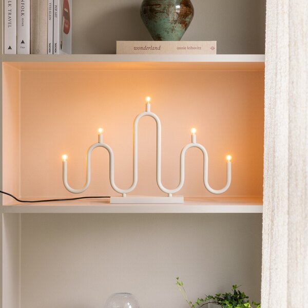 Lampade da tavolo Globen Lighting, Beige, Soggiorno, Metallo, Moderno