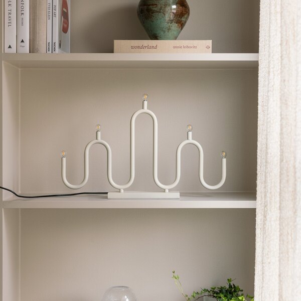 Lampade da tavolo Globen Lighting, Beige, Soggiorno, Metallo, Moderno