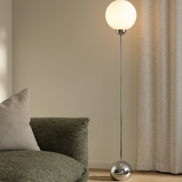 Lampada da terra Globen Lighting, Bianco, Soggiorno, Vetro, Moderno