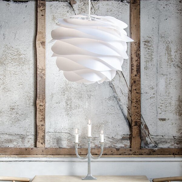Lampada a sospensione UMAGE, Carmina, dimmerabile, Bianco, Soggiorno, Plastica, Design
