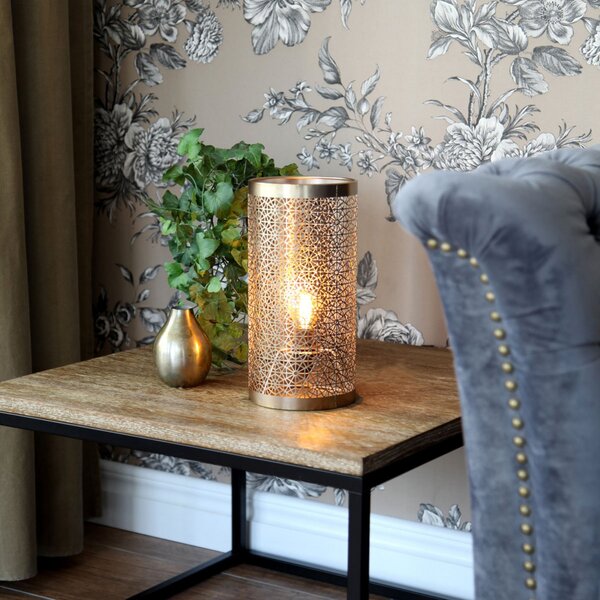Lampade da tavolo By Rydéns, Hermine, Dorato / Ottone, Soggiorno, Metallo, Arabico / Orientale